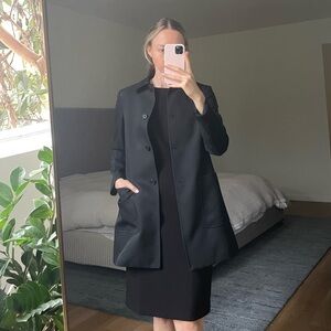 Theory Single Breasted Jacket size 4 peacoat